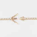 ダイヤモンドテニス ネックレス ストレート K18枠 幅約2.4mm 50cm トータル5.01ct カラー:G〜H クラリティ:SI-1〜SI-2 カット:VG〜G ※ダイヤモンドのグレードは目安となります※