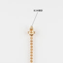 ダイヤモンドテニス ネックレス ストレート K18枠 幅約2.4mm 50cm トータル5.01ct カラー:G〜H クラリティ:SI-1〜SI-2 カット:VG〜G ※ダイヤモンドのグレードは目安となります※