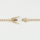 ダイヤモンドテニス ネックレス ストレート K18枠 幅約2.4mm 50cm トータル5.02ct カラー:G〜H クラリティ:VS-2〜SI-1 カット:VG〜G ※ダイヤモンドのグレードは目安となります※