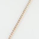 ダイヤモンドテニス ブレスレット ストレート K18枠 幅約2.7mm 16cm トータル3.02ct カラー:G〜H クラリティ:VS-2〜SI-2 カット:VG ※ダイヤモンドのグレードは目安となります※