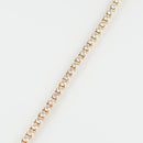 ダイヤモンドテニス ブレスレット ストレート K18枠 幅約2.7mm 18cm トータル3.00ct カラー:G〜H クラリティ:VS-2〜SI-2 カット:VG ※ダイヤモンドのグレードは目安となります※