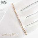 ダイヤモンドテニス ブレスレット ストレート K18枠 幅約2.7mm 18cm トータル3.00ct カラー:G〜H クラリティ:VS-2〜SI-2 カット:VG ※ダイヤモンドのグレードは目安となります※