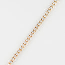ダイヤモンドテニス ブレスレット ストレート K18枠 幅約2.7mm 20cm トータル3.07ct カラー:G〜H クラリティ:VS-2〜SI-1 カット:VG ※ダイヤモンドのグレードは目安となります※