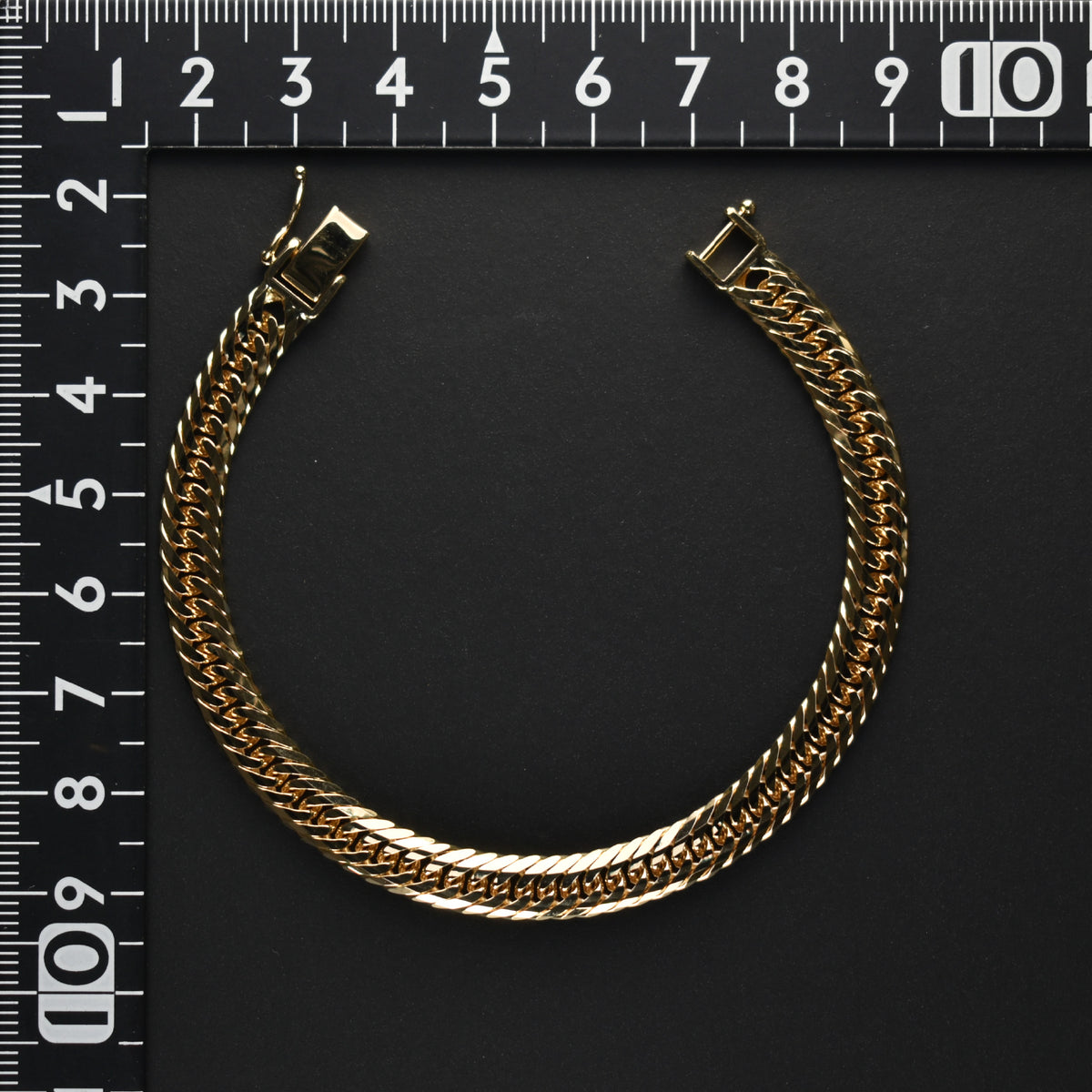 喜平 ブレスレット K18 トリプル 20面 18g 18cm 造幣局検定マーク