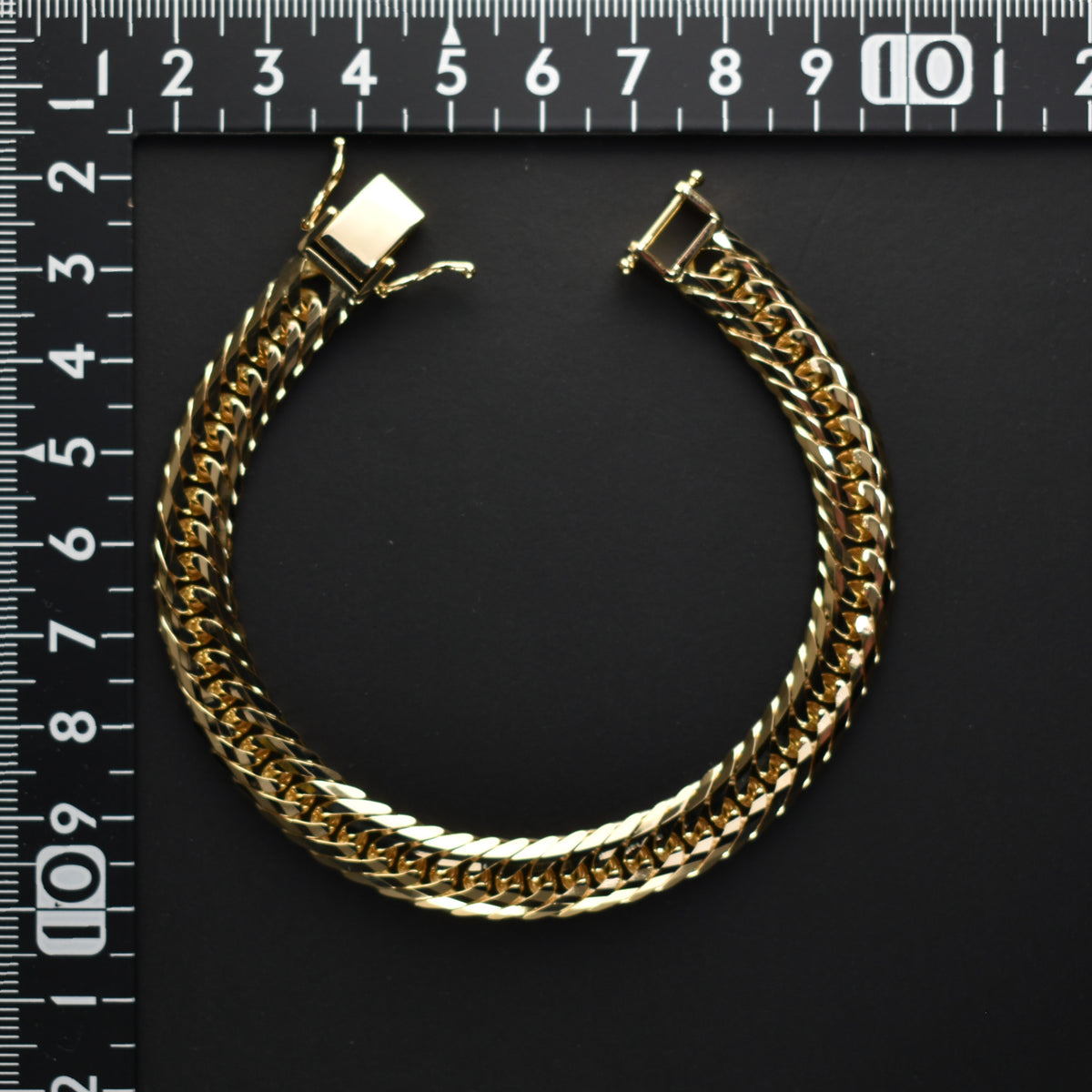 喜平 ブレスレット K18 トリプル 20面 40g 20cm 造幣局検定マーク