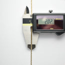 カット小豆チェーン ネックレス K18 幅2.0mm 0.6φ 55cm