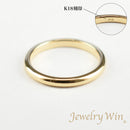 リング 甲丸リング K18 幅2.2mm