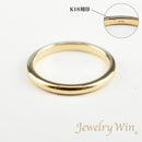 リング 甲丸リング K18 幅2.2mm