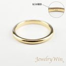 リング 甲丸リング K18 幅2.2mm