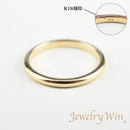 リング 甲丸リング K18 幅2.2mm