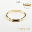 リング 甲丸リング K18 幅2.2mm