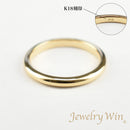 リング 甲丸リング K18 幅2.2mm