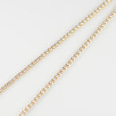 ダイヤモンドテニスネックレス ストレート K18枠 幅2.3mm 50cm トータル5.00ct カラー:G〜H クラリティ:VS-2〜SI-2 カット:VG ※ダイヤモンドのグレードは目安となります※