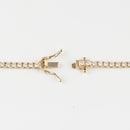 ダイヤモンドテニス ネックレス ストレート K18枠 幅約2.3mm 50cm トータル5.01ct カラー:G〜H クラリティ:VS-2〜SI-1 カット:VG ※ダイヤモンドのグレードは目安となります※