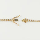 ダイヤモンドテニス ネックレス ストレート K18枠 幅約2.4mm 50cm トータル5.00ct カラー:G〜H クラリティ:VS-2〜SI-1 カット:VG ※ダイヤモンドのグレードは目安となります※