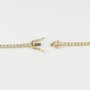 ダイヤモンドテニスネックレス ストレート K18枠 幅2.4mm 50cm トータル5.05ct カラー:G〜H クラリティ:VS-2〜SI-1 カット:VG ※ダイヤモンドのグレードは目安となります※