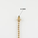 ダイヤモンドテニス ブレスレット ストレート K18枠 幅約2.7mm 18cm トータル3.00ct カラー:G〜H クラリティ:VS-2〜SI-1 カット:VG ※ダイヤモンドのグレードは目安となります※