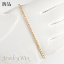 ダイヤモンドテニス ブレスレット ストレート K18枠 幅約2.7mm 18cm トータル3.00ct カラー:G〜H クラリティ:VS-2〜SI-1 カット:VG ※ダイヤモンドのグレードは目安となります※