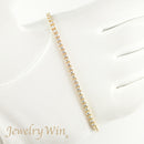 ダイヤモンドテニスブレスレット ストレート K18枠 幅2.7mm 19cm トータル3.21ct カラー:G〜H クラリティ:VS-2〜SI-1 カット:VG ※ダイヤモンドのグレードは目安となります※