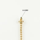 ダイヤモンドテニスブレスレット ストレート K18枠 幅2.7mm 19cm トータル3.21ct カラー:G〜H クラリティ:VS-2〜SI-1 カット:VG ※ダイヤモンドのグレードは目安となります※