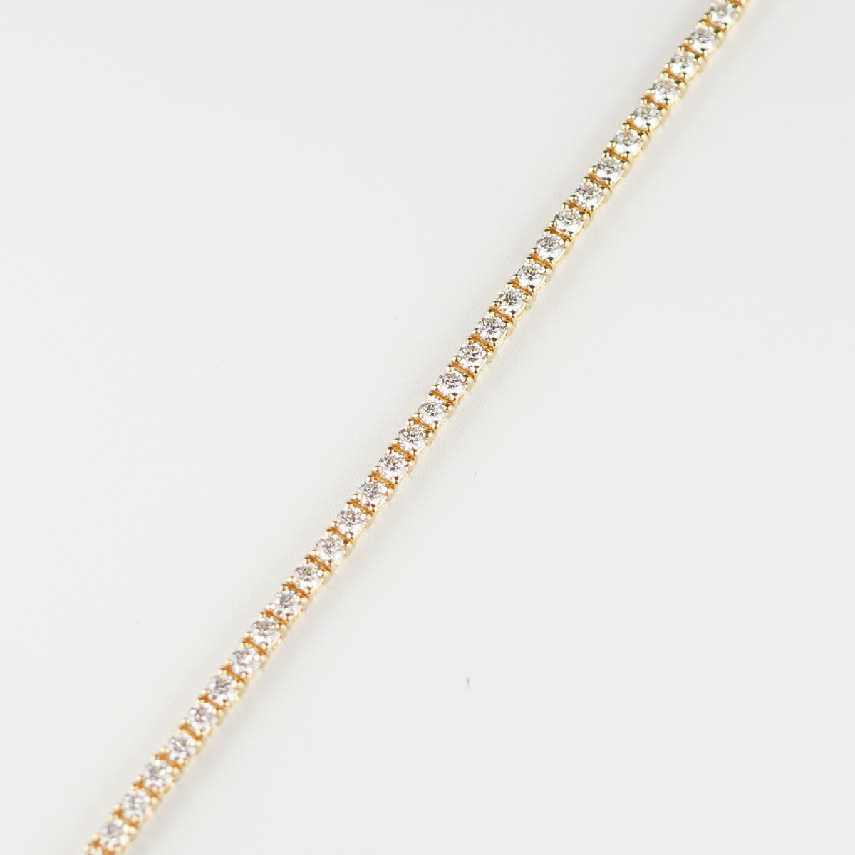 バーニーズ ニューヨーク ブレスレット ダイヤモンド K18 ダイヤモンドテニスブレスレット ストレート K18枠 幅2.7mm 20cm