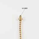 ダイヤモンドテニスブレスレット ストレート K18枠 幅2.7mm 20cm トータル3.05ct カラー:G〜H クラリティ:VS-2〜SI-2 カット:VG ※ダイヤモンドのグレードは目安となります※