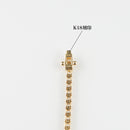 ダイヤモンドテニスブレスレット ストレート K18枠 幅2.7mm 20cm トータル3.06ct カラー:G〜H クラリティ:VS-2〜SI-2 カット:VG ※ダイヤモンドのグレードは目安となります※