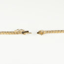 ダイヤモンドテニスネックレス ストレート K18枠 幅2.9mm 45cm トータル10.91ct カラー:G〜H クラリティ:VS-2〜SI-2 カット:VG ※ダイヤモンドのグレードは目安となります※