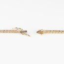 ダイヤモンドテニスネックレス ストレート K18枠 幅2.9mm 50cm トータル10.52ct カラー:G〜H クラリティ:VS-2〜SI-1 カット:VG〜G ※ダイヤモンドのグレードは目安となります※