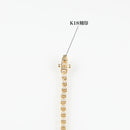 ダイヤモンドテニスネックレス ストレート K18枠 幅2.9mm 50cm トータル10.52ct カラー:G〜H クラリティ:VS-2〜SI-1 カット:VG〜G ※ダイヤモンドのグレードは目安となります※