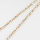 ダイヤモンドテニス ネックレス ストレート K18枠 幅約3.0mm 45cm トータル10.00ct カラー:H〜I クラリティ:VS-2〜SI-2 カット:VG〜G ※ダイヤモンドのグレードは目安となります※