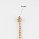 ダイヤモンドテニス ネックレス ストレート K18枠 幅約3.0mm 45cm トータル10.00ct カラー:H〜I クラリティ:VS-2〜SI-2 カット:VG〜G ※ダイヤモンドのグレードは目安となります※