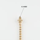 ダイヤモンドテニス ネックレス ストレート K18枠 幅約3.0mm 50cm トータル10.10ct カラー:G〜H クラリティ:VS-2〜SI-2 カット:VG ※ダイヤモンドのグレードは目安となります※