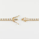 ダイヤモンドテニス ネックレス ストレート K18枠 幅約3.0mm 50cm トータル10.31ct カラー:G〜H クラリティ:VS-2〜SI-2 カット:VG〜G ※ダイヤモンドのグレードは目安となります※