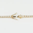 ダイヤモンドテニス ネックレス ストレート K18枠 幅約3.0mm 50cm トータル10.42ct カラー:G〜H クラリティ:VS-2〜SI-1 カット:VG ※ダイヤモンドのグレードは目安となります※