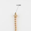 ダイヤモンドテニス ネックレス ストレート K18枠 幅約3.3mm 53cm トータル15.17ct カラー:F～G クラリティ:VS-2〜SI-2 カット:VG ※ダイヤモンドのグレードは目安となります※