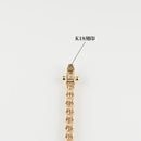 ダイヤモンドテニス ブレスレット ストレート K18枠 幅約3.4mm 20cm トータル5.01ct カラー:G〜H クラリティ:VS-2〜SI-2 カット:VG～G ※ダイヤモンドのグレードは目安となります※