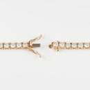 ダイヤモンドテニス ネックレス ストレート K18枠 幅約3.8mm 50cm トータル20.02ct カラー:G〜H クラリティ:VS-2〜SI-2 カット:VG ※ダイヤモンドのグレードは目安となります※