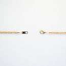 スパイクチェーン ネックレス K18 幅3.0mm 0.8φ 50cm