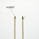 ダイヤモンドテニスネックレス ストレート K18枠 幅3.0mm 45cm トータル10.00ct カラー:G〜H クラリティ:SI-1〜SI-2 カット:VG〜G ※ダイヤモンドのグレードは目安となります※