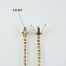 ダイヤモンドテニスネックレス ストレート K18枠 幅3.0mm 45cm トータル10.00ct カラー:G〜H クラリティ:VS-1〜SI-1 カット:VG ※ダイヤモンドのグレードは目安となります※