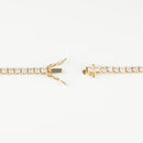 ダイヤモンドテニスネックレス ストレート K18枠 幅3.0mm 45cm トータル10.00ct カラー:G〜H クラリティ:VS-2〜SI-1 カット:VG〜G ※ダイヤモンドのグレードは目安となります※