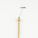 ダイヤモンドテニスネックレス ストレート K18枠 幅3.0mm 45cm トータル10.00ct カラー:G〜H クラリティ:VS-2〜SI-1 カット:VG〜G ※ダイヤモンドのグレードは目安となります※