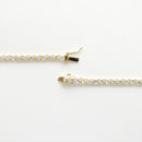 ダイヤモンドテニスネックレス ストレート K18枠 幅3.0mm 45cm トータル10.00ct カラー:H〜I クラリティ:SI-1〜I-1 カット:VG〜G ※ダイヤモンドのグレードは目安となります※