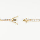 ダイヤモンドテニスネックレス ストレート K18枠 幅3.0mm 45cm トータル10.06ct カラー:F〜G クラリティ:VS-1〜SI-1 カット:VG ※ダイヤモンドのグレードは目安となります※