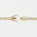 ダイヤモンドテニスネックレス ストレート K18枠 幅3.0mm 45cm トータル10.27ct カラー:G〜H クラリティ:VS-2〜SI-2 カット:VG ※ダイヤモンドのグレードは目安となります※