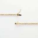 ダイヤモンドテニスネックレス ストレート K18枠 幅3.0mm 45cm トータル10.50ct カラー:H〜J クラリティ:VS-2〜SI-2 カット:EX〜VG ※ダイヤモンドのグレードは目安となります※