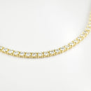 ダイヤモンドテニスネックレス ストレート K18枠 幅3.0mm 50cm トータル10.00ct カラー:G〜H クラリティ:SI-1〜SI-2 カット:VG〜G ※ダイヤモンドのグレードは目安となります※