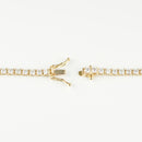 ダイヤモンドテニスネックレス ストレート K18枠 幅3.0mm 50cm トータル10.35ct カラー:G〜H クラリティ:VS-1〜SI-1 カット:VG ※ダイヤモンドのグレードは目安となります※