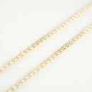 ダイヤモンドテニスネックレス ストレート K18枠 幅3.0mm 50cm トータル10.40ct カラー:F〜G クラリティ:VS-1〜SI-1 カット:VG ※ダイヤモンドのグレードは目安となります※